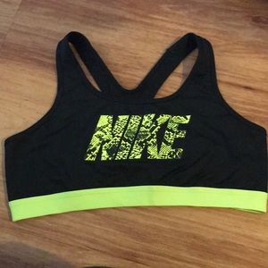 Nike Sports Bra Lime Green